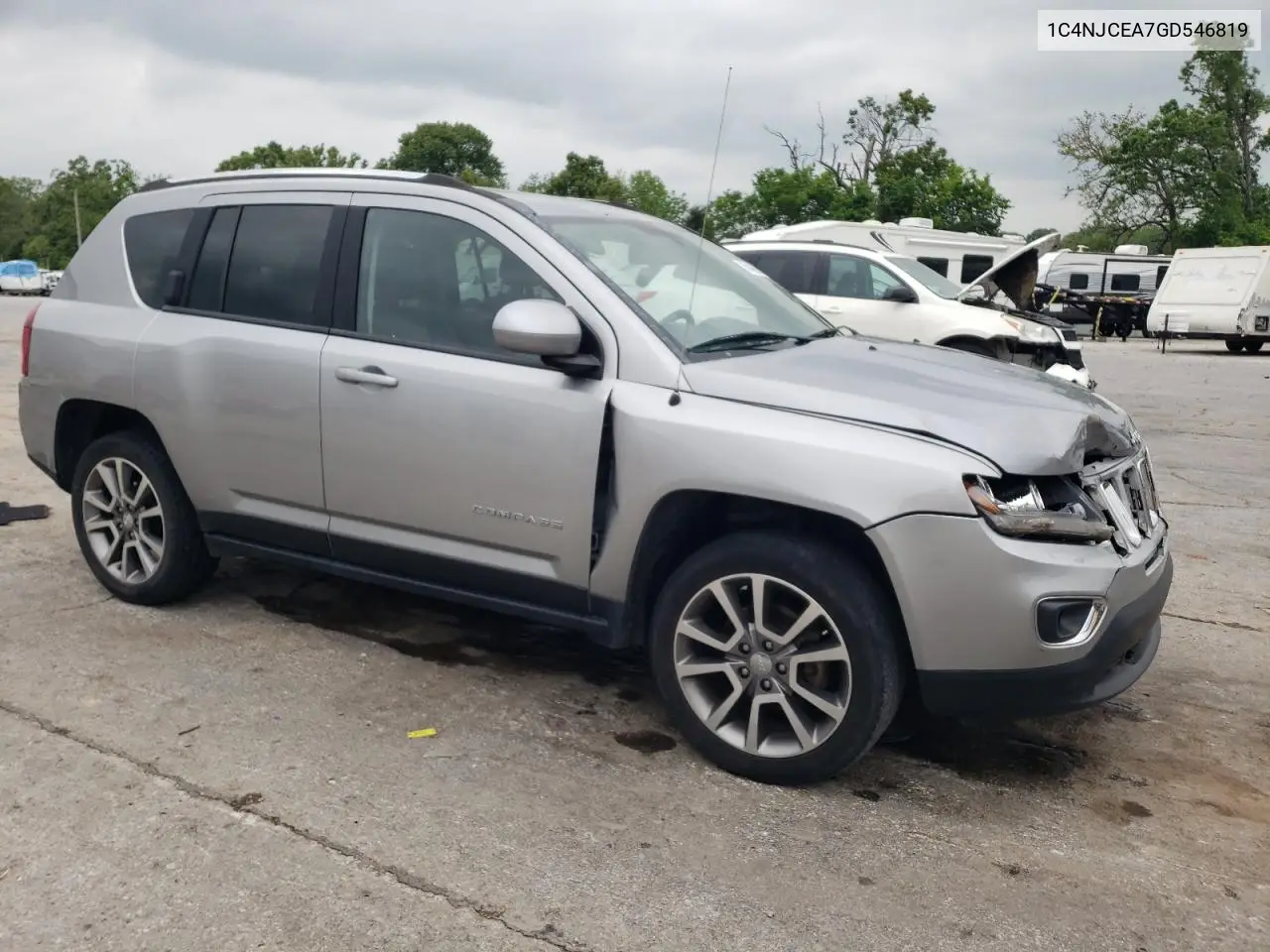 2016 Jeep Compass Latitude VIN: 1C4NJCEA7GD546819 Lot: 56486535