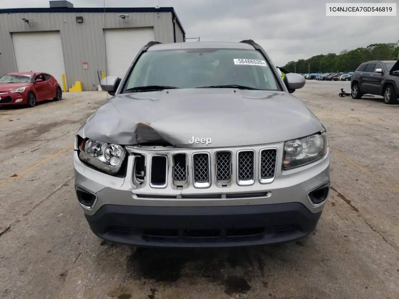 2016 Jeep Compass Latitude VIN: 1C4NJCEA7GD546819 Lot: 56486535