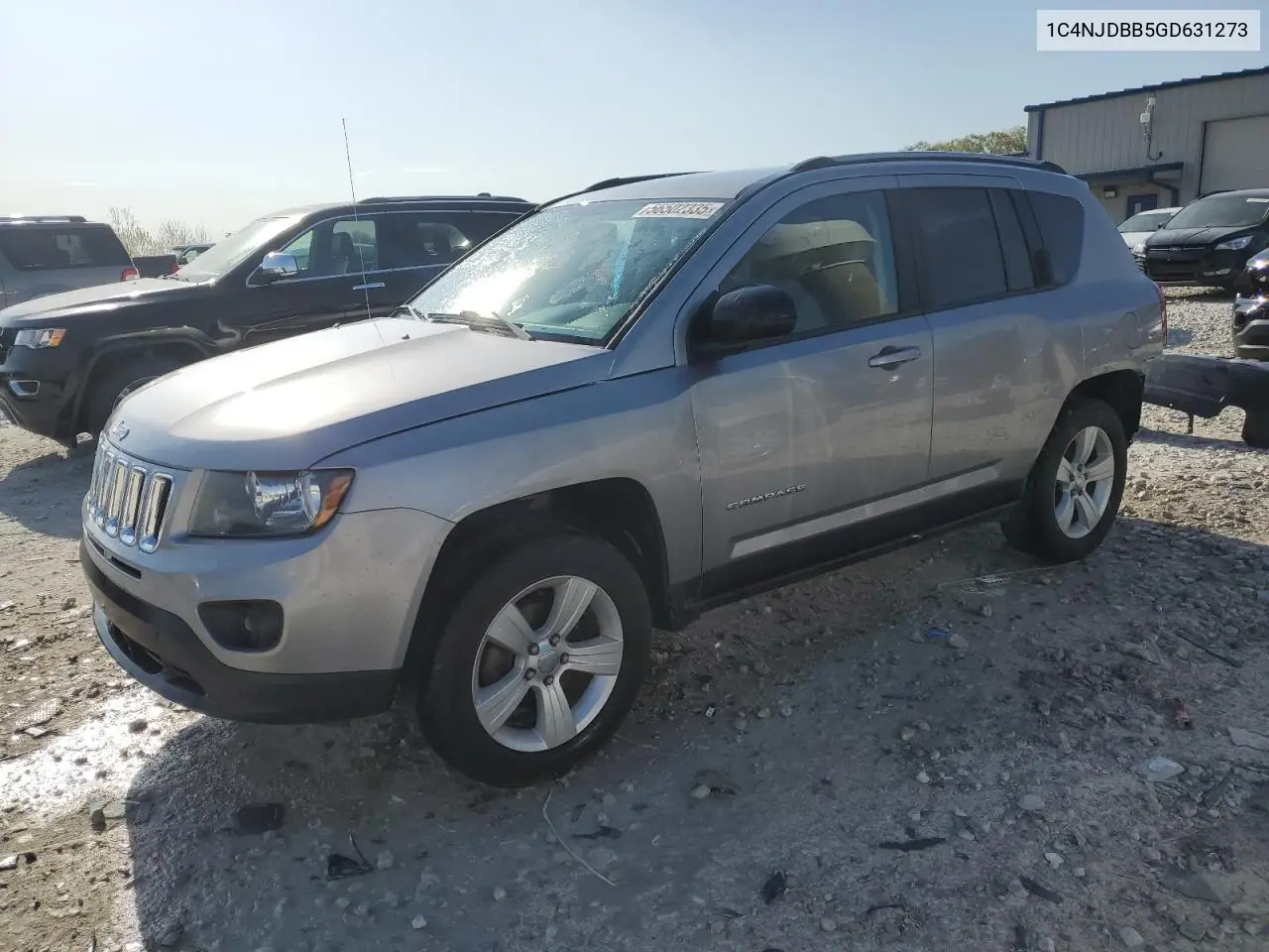 2016 Jeep Compass Sport VIN: 1C4NJDBB5GD631273 Lot: 56502335