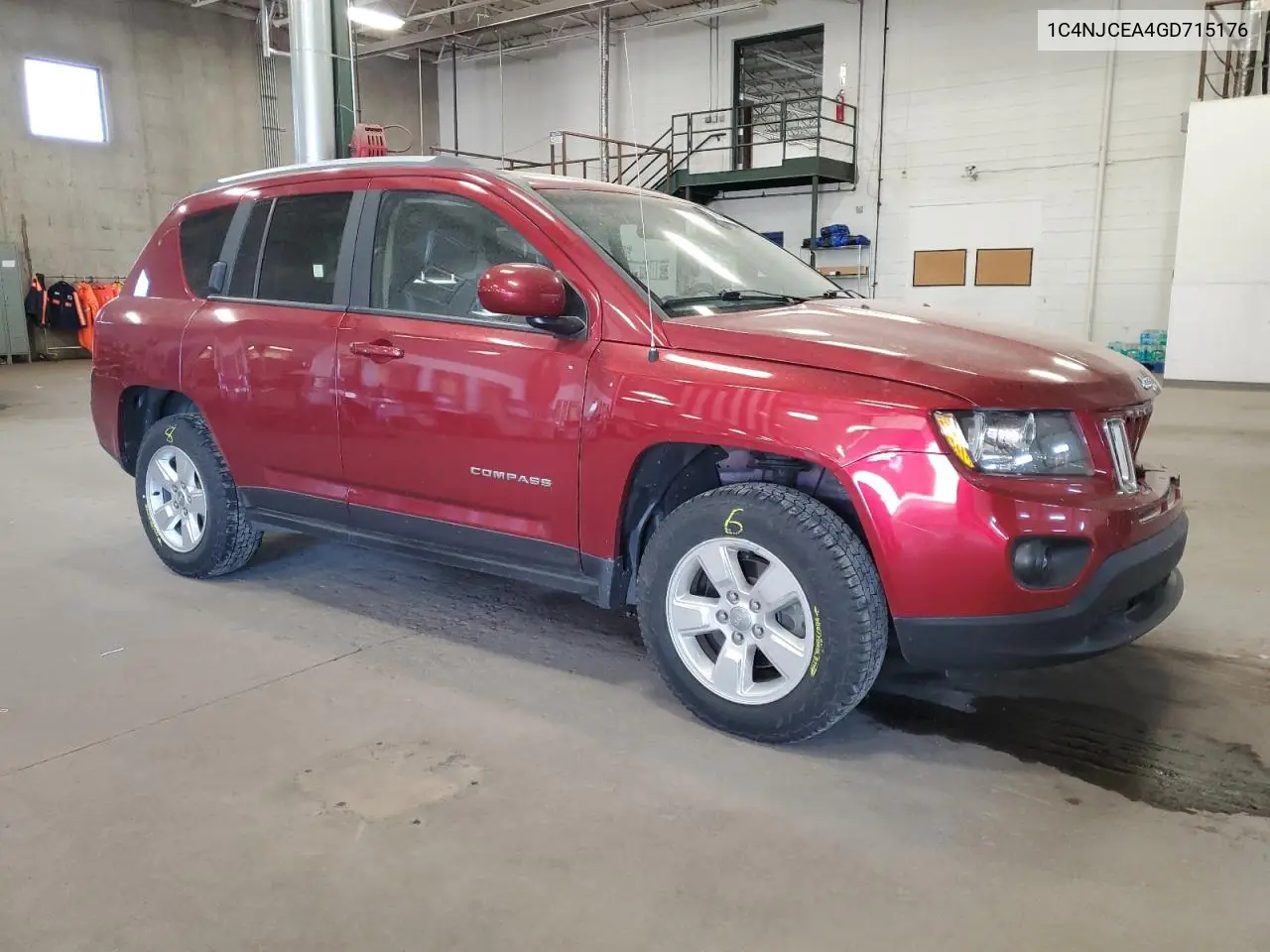 2016 Jeep Compass Latitude VIN: 1C4NJCEA4GD715176 Lot: 56589875