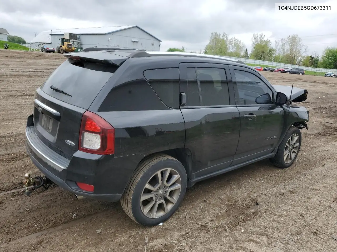 2016 Jeep Compass Latitude VIN: 1C4NJDEB5GD673311 Lot: 56912015