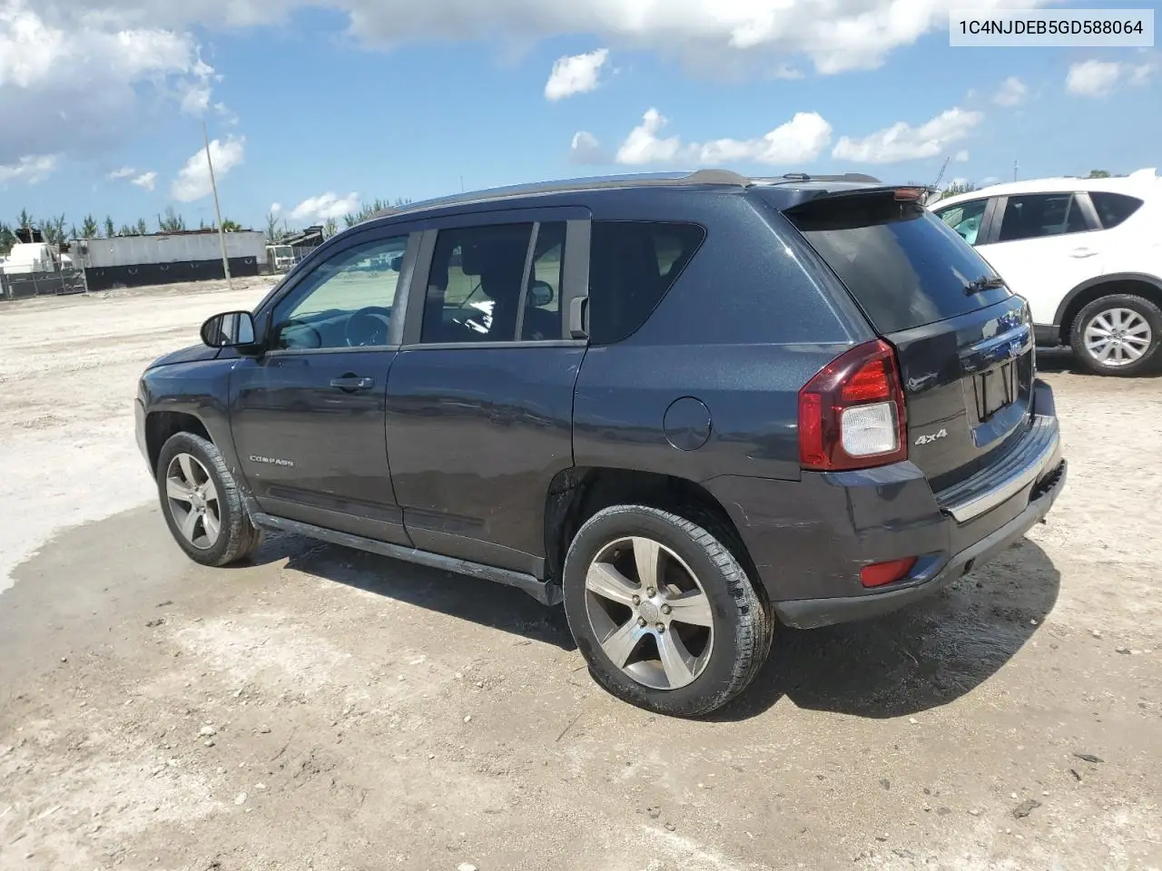 2016 Jeep Compass Latitude VIN: 1C4NJDEB5GD588064 Lot: 56971315