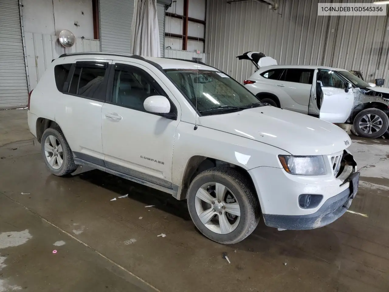2016 Jeep Compass Latitude VIN: 1C4NJDEB1GD545356 Lot: 57051475