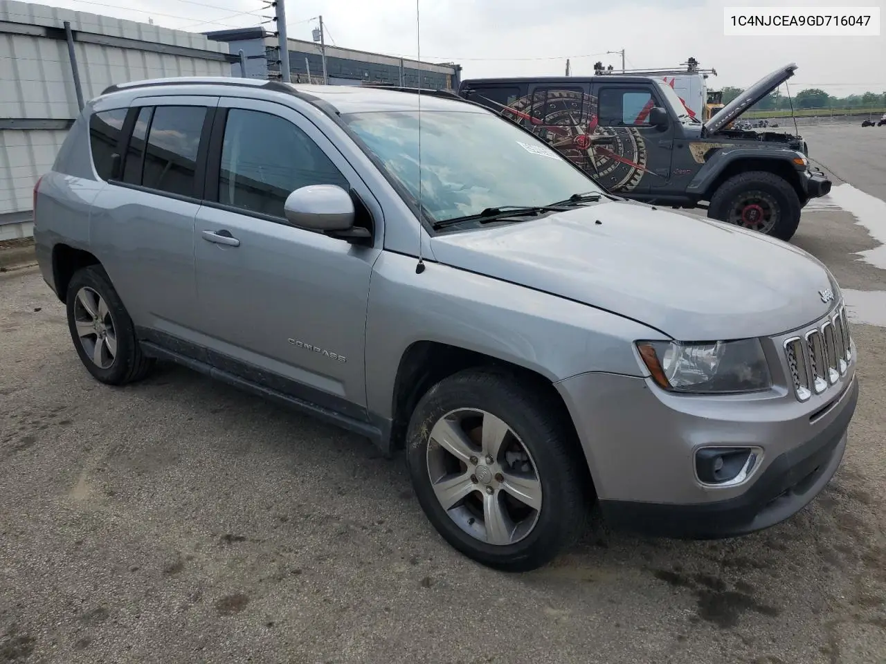2016 Jeep Compass Latitude VIN: 1C4NJCEA9GD716047 Lot: 59489505