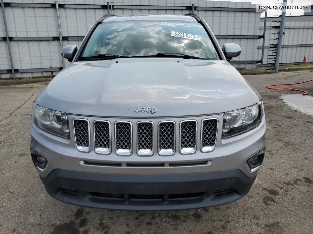 2016 Jeep Compass Latitude VIN: 1C4NJCEA9GD716047 Lot: 59489505