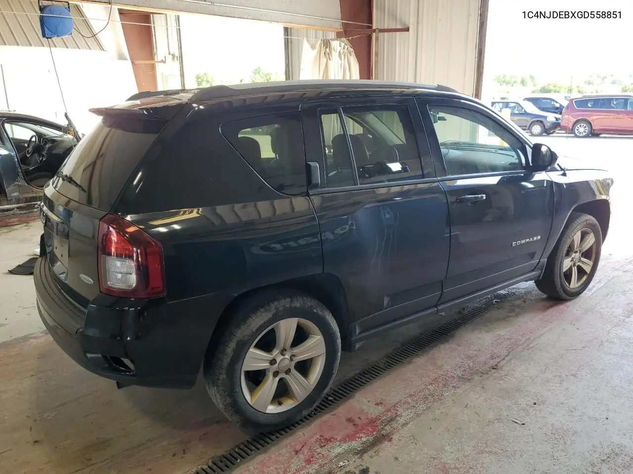 2016 Jeep Compass Latitude VIN: 1C4NJDEBXGD558851 Lot: 60868275