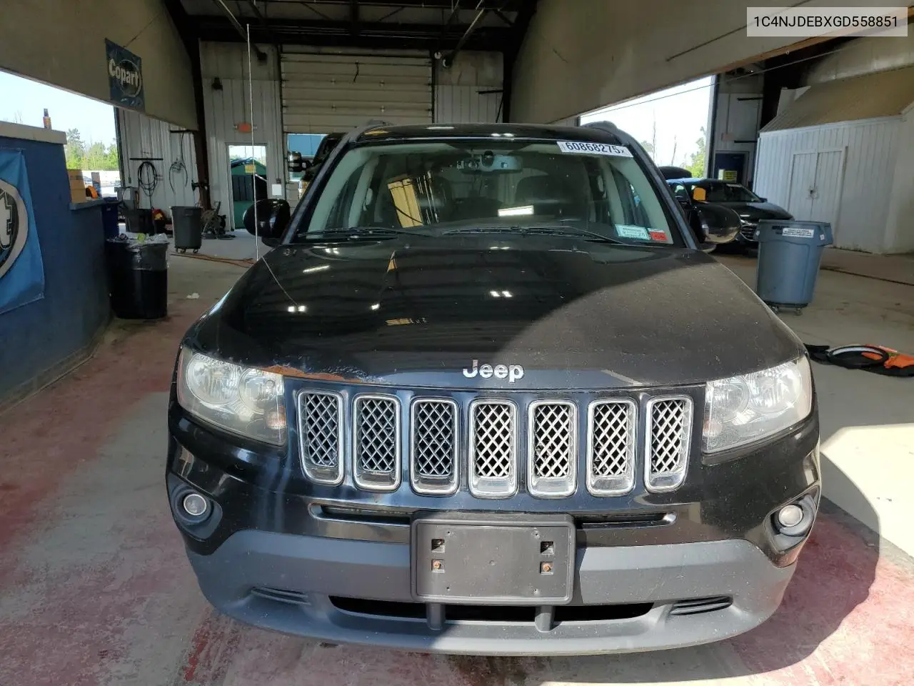 2016 Jeep Compass Latitude VIN: 1C4NJDEBXGD558851 Lot: 60868275