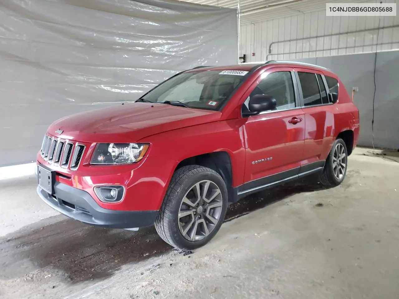 2016 Jeep Compass Sport VIN: 1C4NJDBB6GD805688 Lot: 61000685