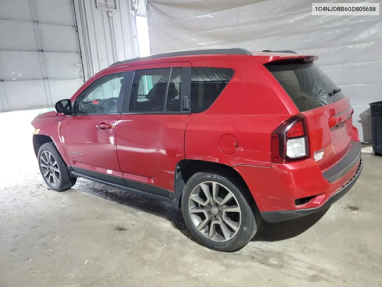 2016 Jeep Compass Sport VIN: 1C4NJDBB6GD805688 Lot: 61000685