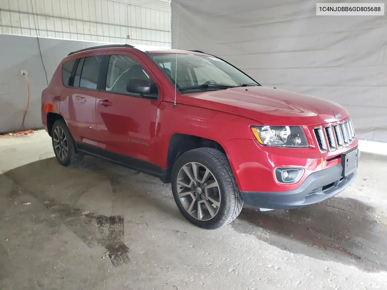 2016 Jeep Compass Sport VIN: 1C4NJDBB6GD805688 Lot: 61000685