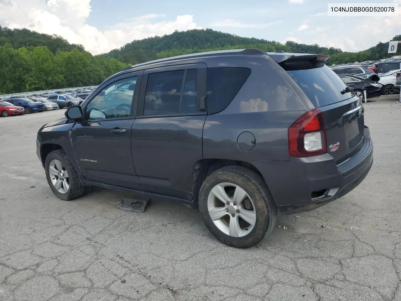2016 Jeep Compass Sport VIN: 1C4NJDBB0GD520078 Lot: 61431395