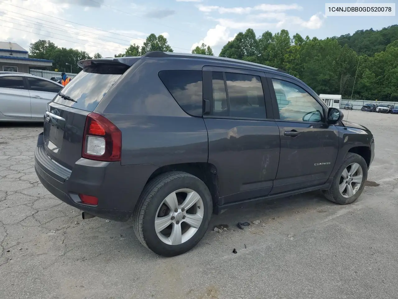 2016 Jeep Compass Sport VIN: 1C4NJDBB0GD520078 Lot: 61431395