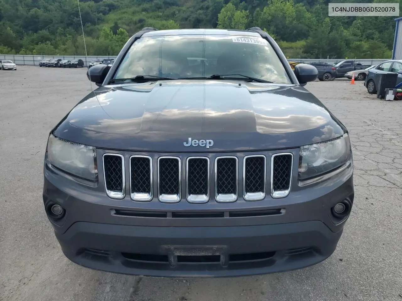 2016 Jeep Compass Sport VIN: 1C4NJDBB0GD520078 Lot: 61431395