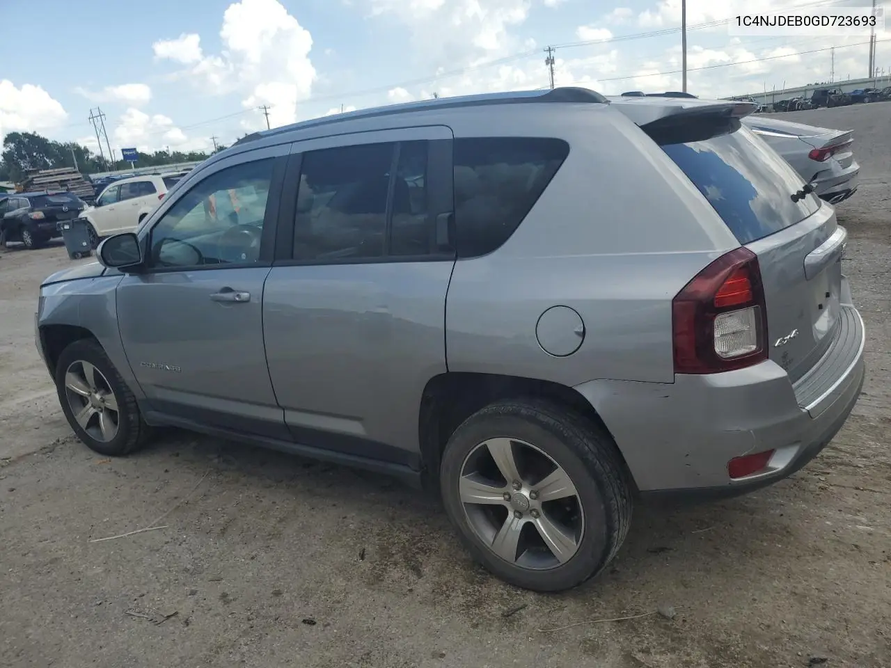 2016 Jeep Compass Latitude VIN: 1C4NJDEB0GD723693 Lot: 61449565