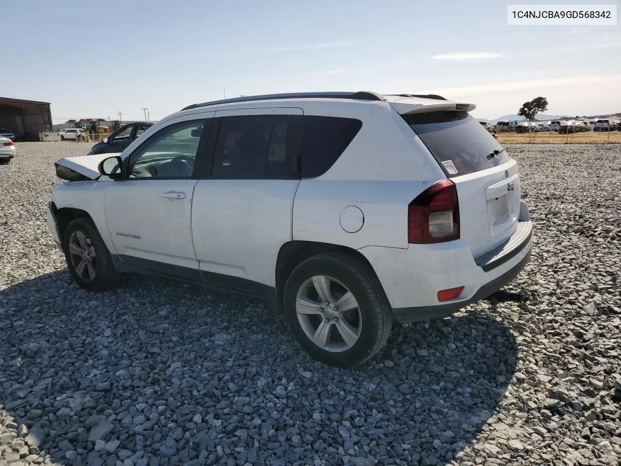 2016 Jeep Compass Sport VIN: 1C4NJCBA9GD568342 Lot: 61505995