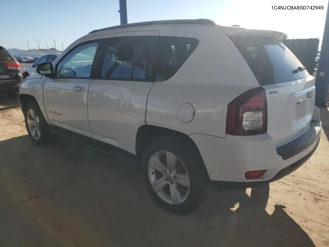 2016 Jeep Compass Sport VIN: 1C4NJCBA8GD742949 Lot: 61607635