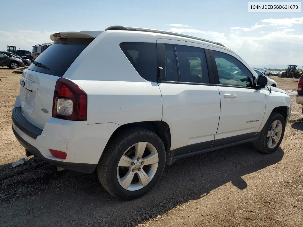 2016 Jeep Compass Latitude VIN: 1C4NJDEB5GD631673 Lot: 61645185