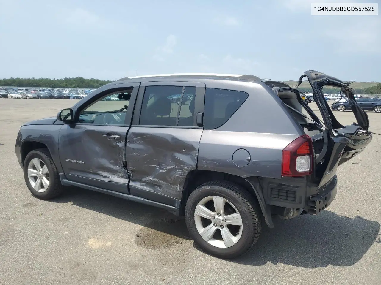 2016 Jeep Compass Sport VIN: 1C4NJDBB3GD557528 Lot: 61680275