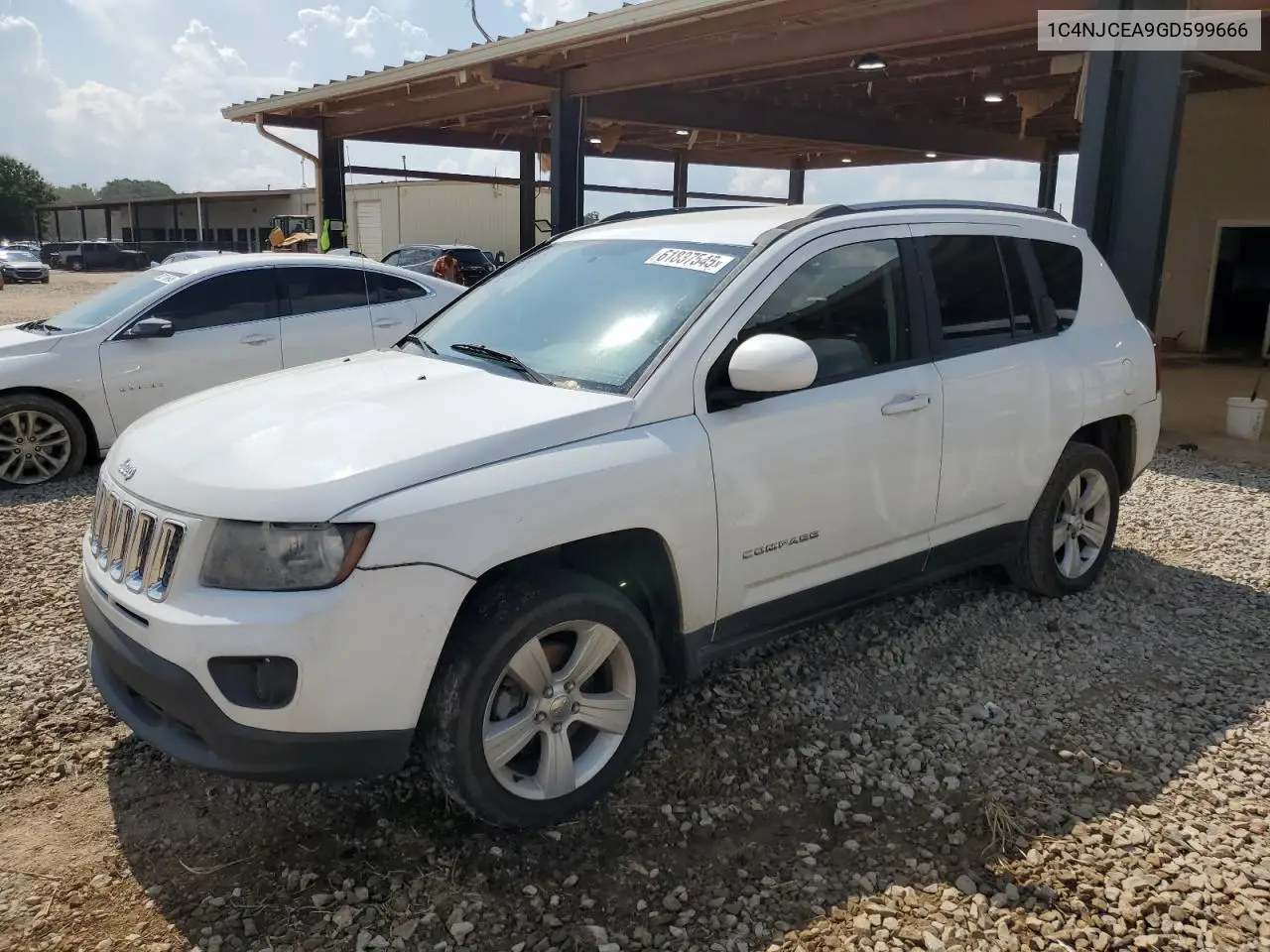 2016 Jeep Compass Latitude VIN: 1C4NJCEA9GD599666 Lot: 61837545