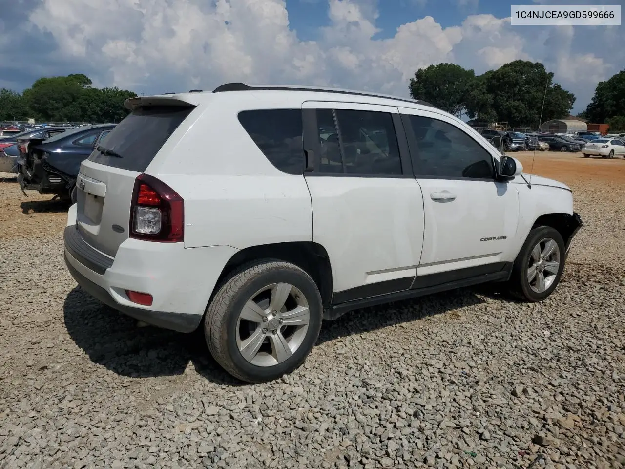 2016 Jeep Compass Latitude VIN: 1C4NJCEA9GD599666 Lot: 61837545