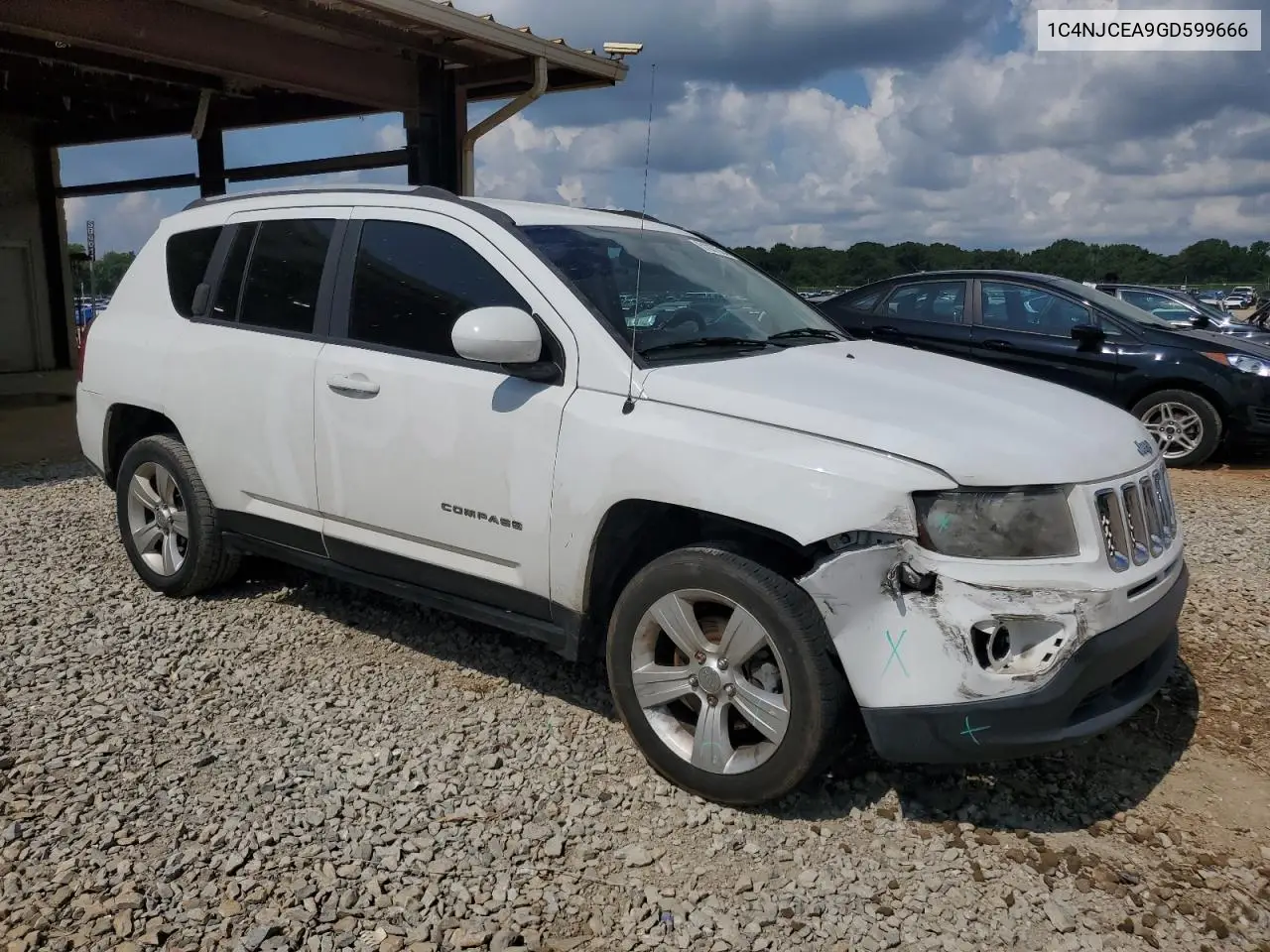 2016 Jeep Compass Latitude VIN: 1C4NJCEA9GD599666 Lot: 61837545