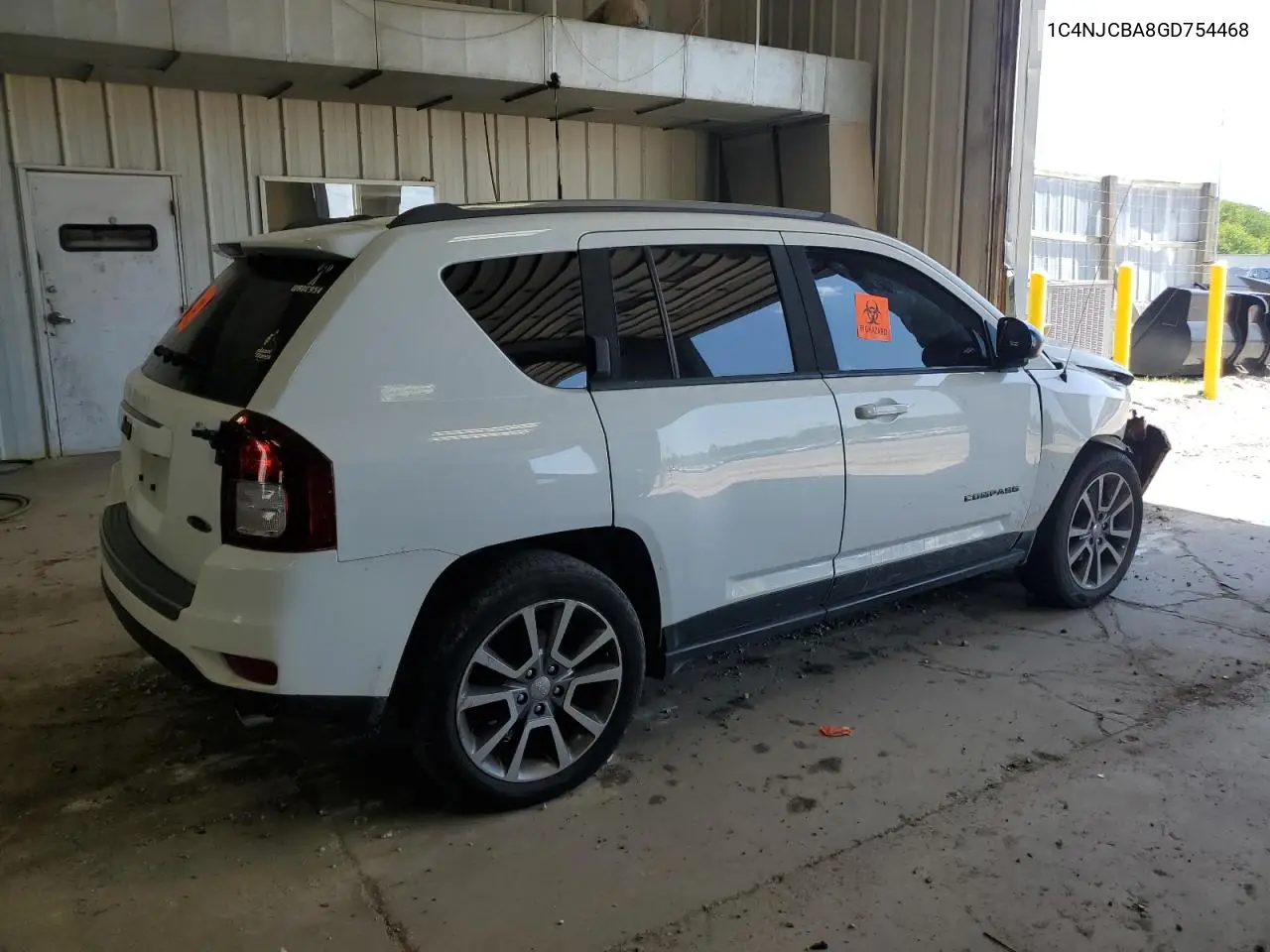 2016 Jeep Compass Sport VIN: 1C4NJCBA8GD754468 Lot: 61861145