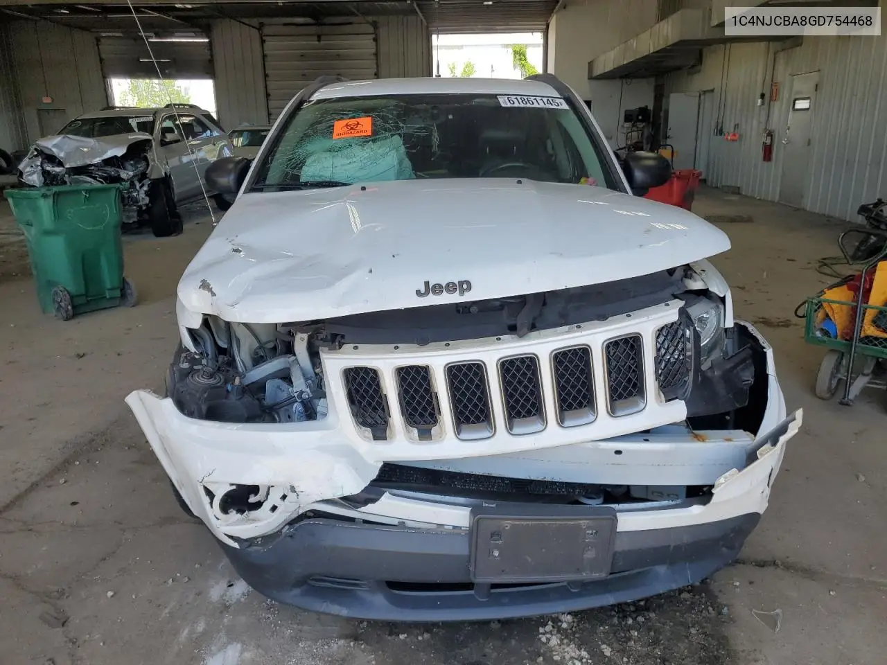 2016 Jeep Compass Sport VIN: 1C4NJCBA8GD754468 Lot: 61861145