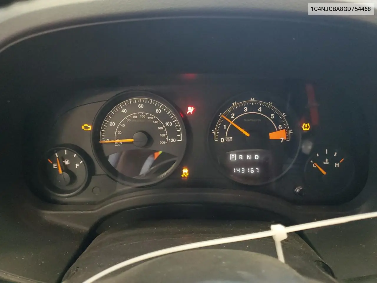 2016 Jeep Compass Sport VIN: 1C4NJCBA8GD754468 Lot: 61861145