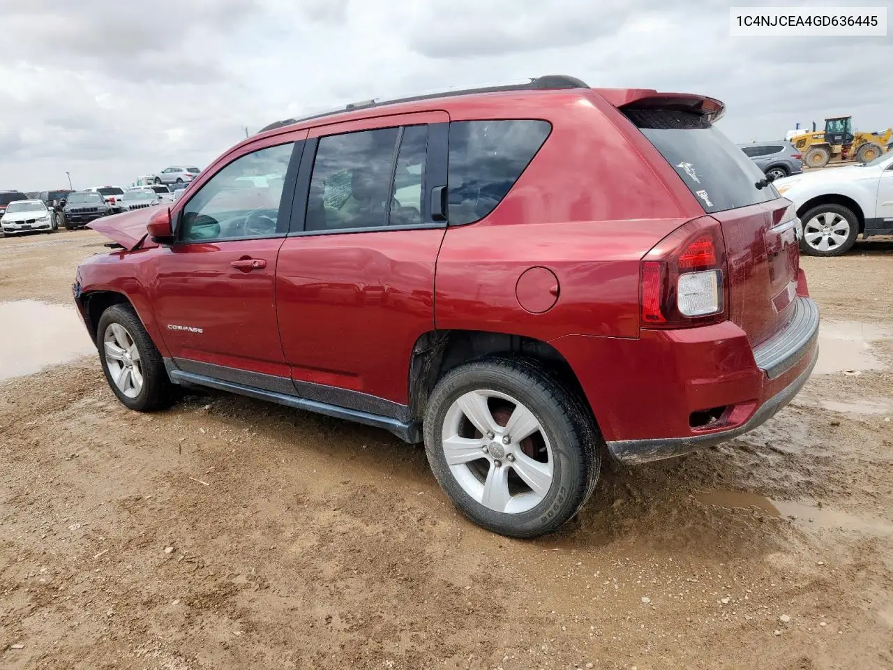 2016 Jeep Compass Latitude VIN: 1C4NJCEA4GD636445 Lot: 61861165