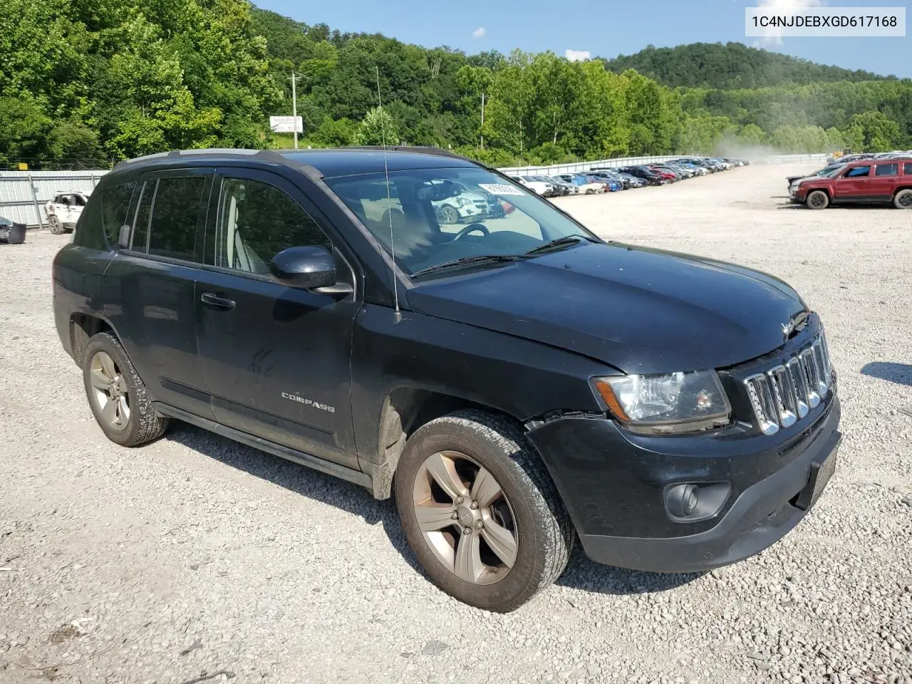 2016 Jeep Compass Latitude VIN: 1C4NJDEBXGD617168 Lot: 61950365