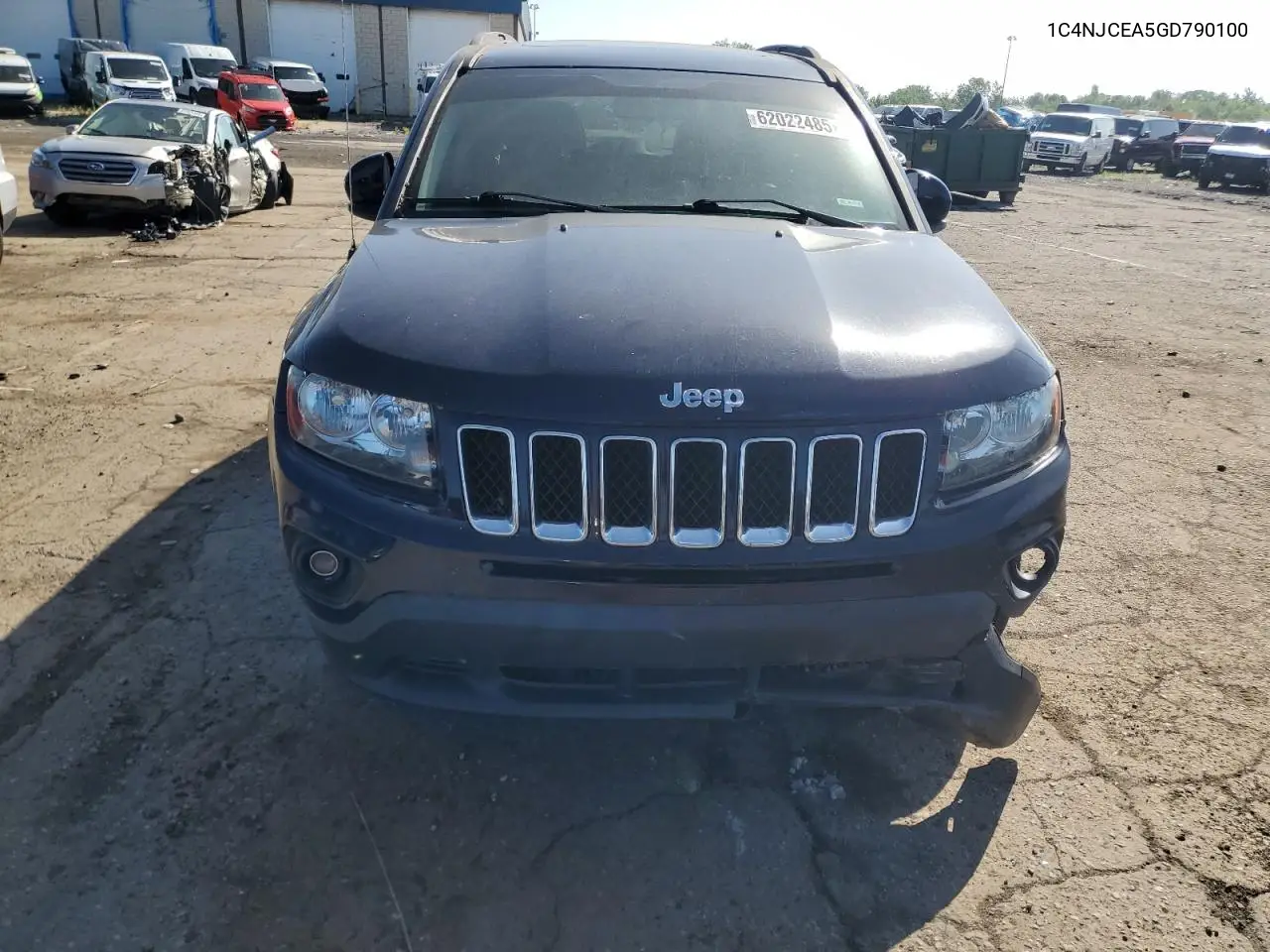 2016 Jeep Compass Latitude VIN: 1C4NJCEA5GD790100 Lot: 62022485