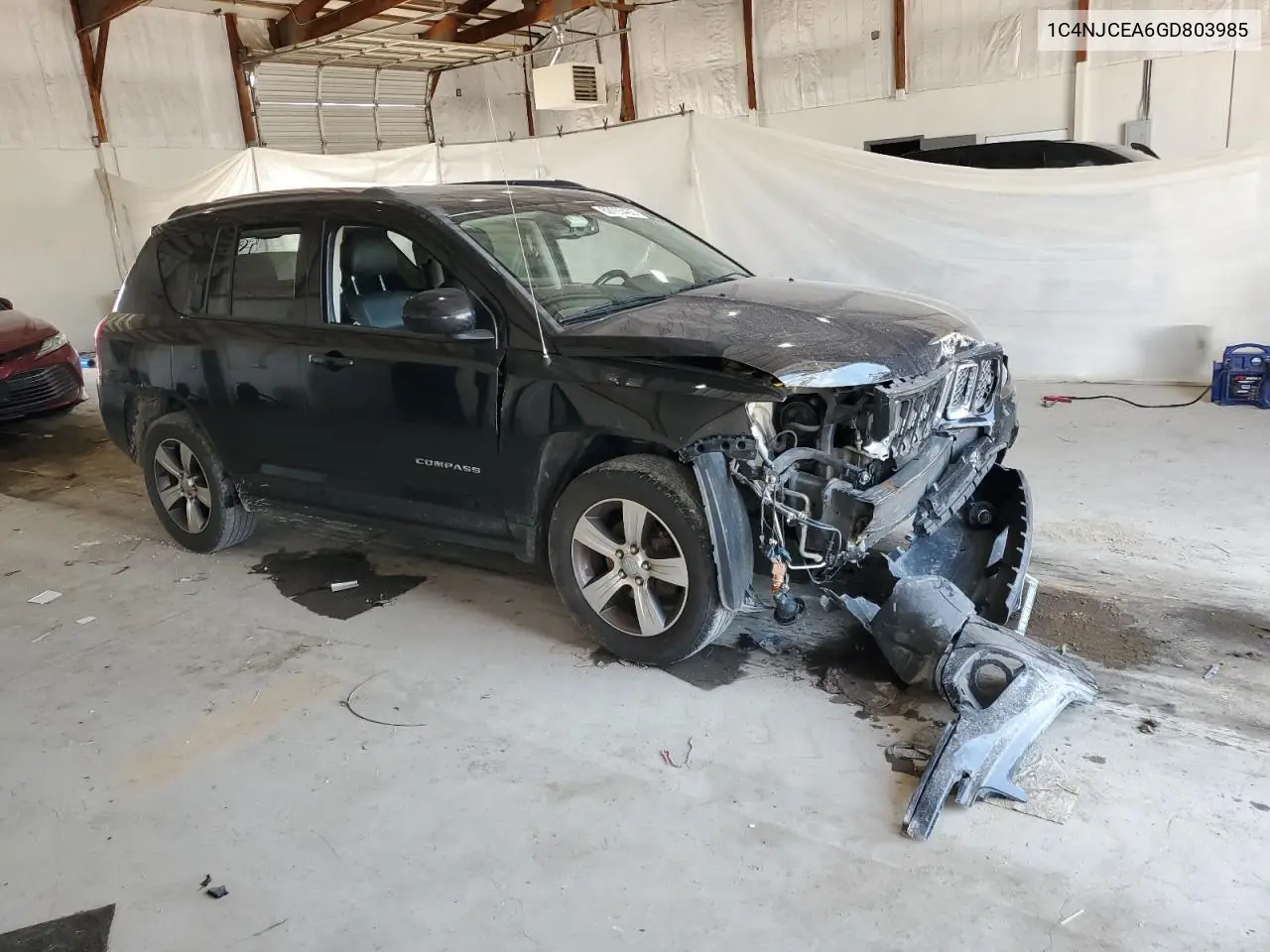 2016 Jeep Compass Latitude VIN: 1C4NJCEA6GD803985 Lot: 62055465