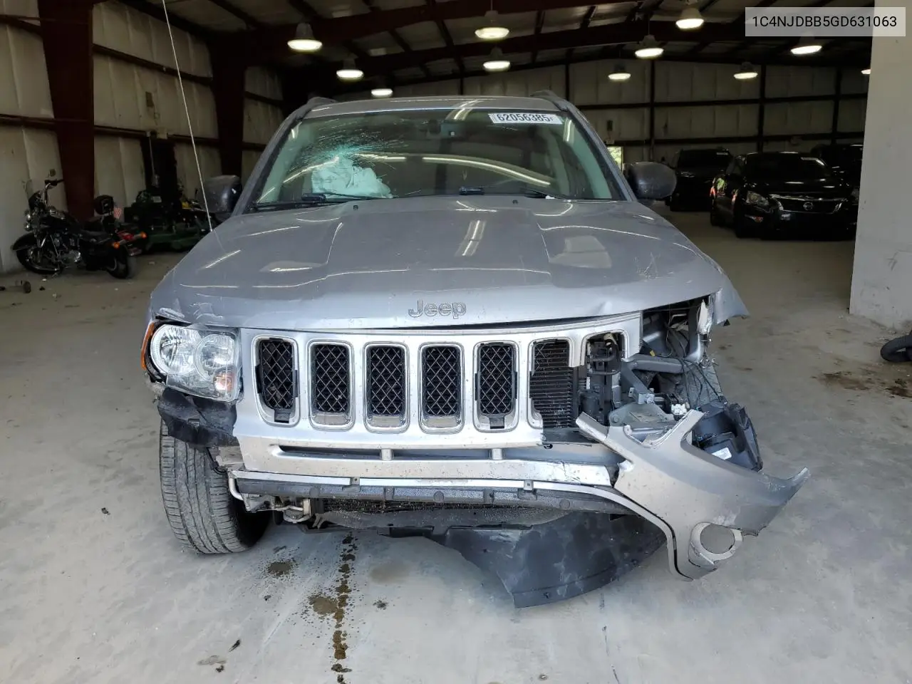 2016 Jeep Compass Sport VIN: 1C4NJDBB5GD631063 Lot: 62056385