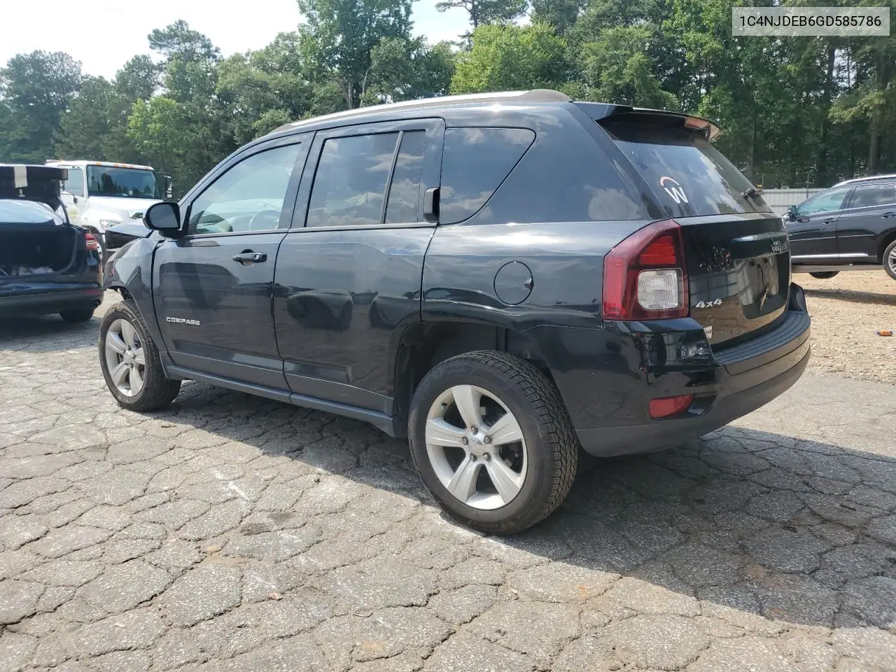 2016 Jeep Compass Latitude VIN: 1C4NJDEB6GD585786 Lot: 62080615