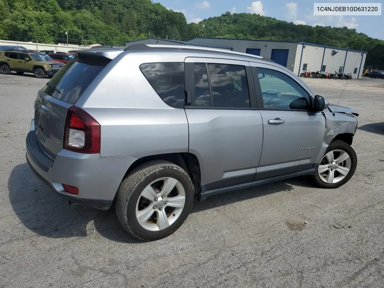 2016 Jeep Compass Latitude VIN: 1C4NJDEB1GD631220 Lot: 62101755