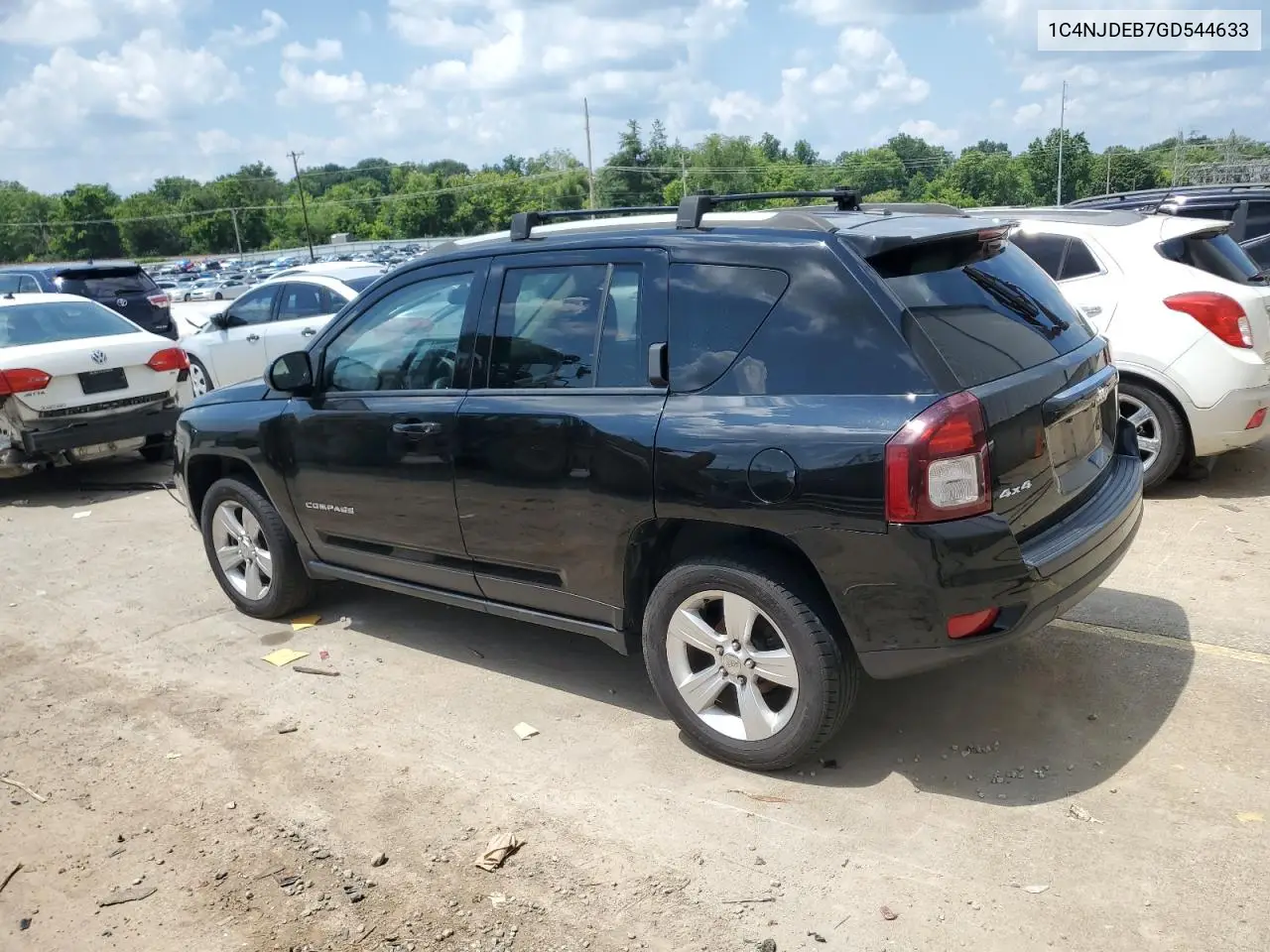 2016 Jeep Compass Latitude VIN: 1C4NJDEB7GD544633 Lot: 62322545