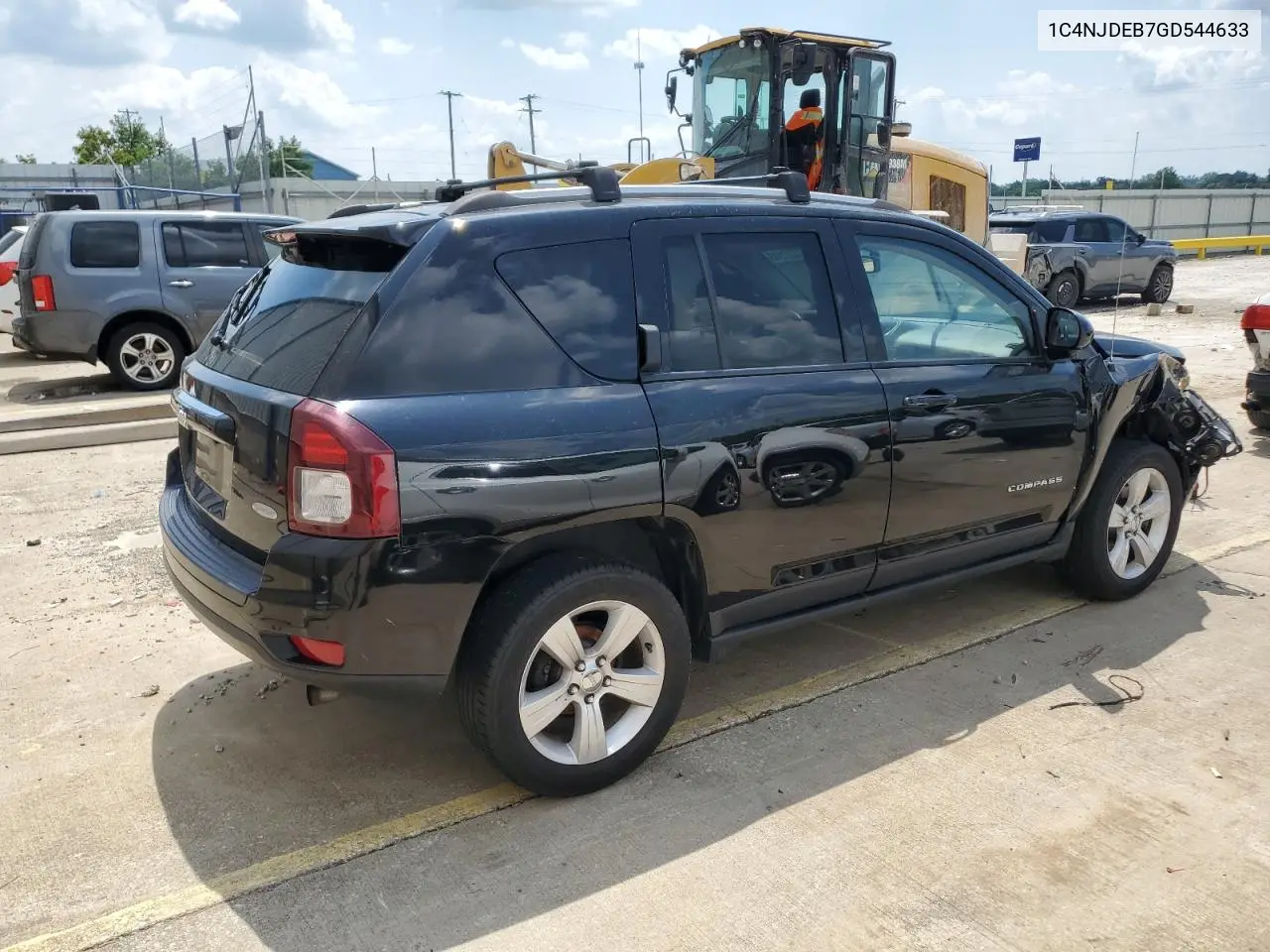2016 Jeep Compass Latitude VIN: 1C4NJDEB7GD544633 Lot: 62322545