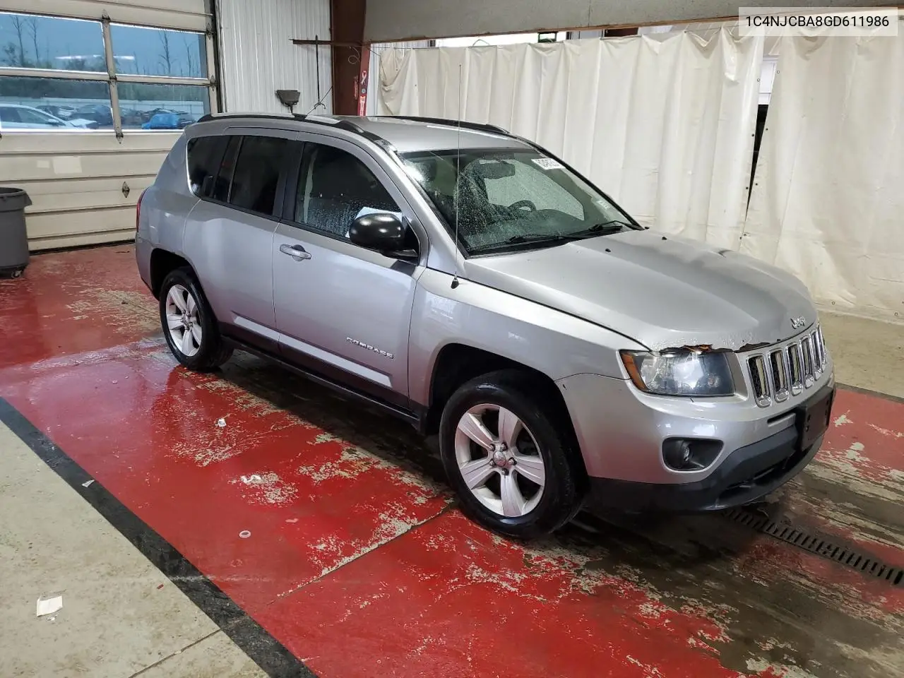 2016 Jeep Compass Sport VIN: 1C4NJCBA8GD611986 Lot: 62491265