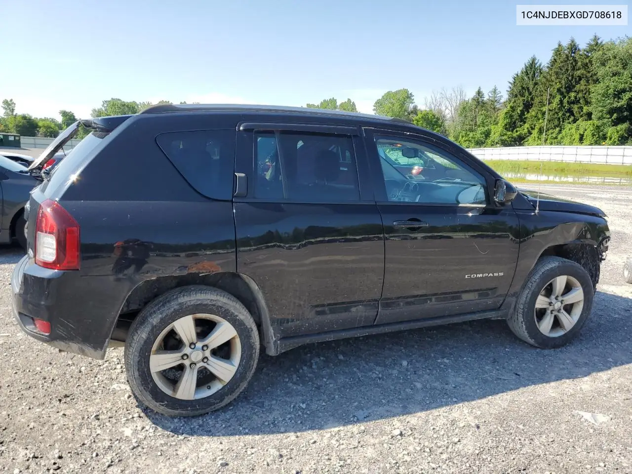 2016 Jeep Compass Latitude VIN: 1C4NJDEBXGD708618 Lot: 62568525