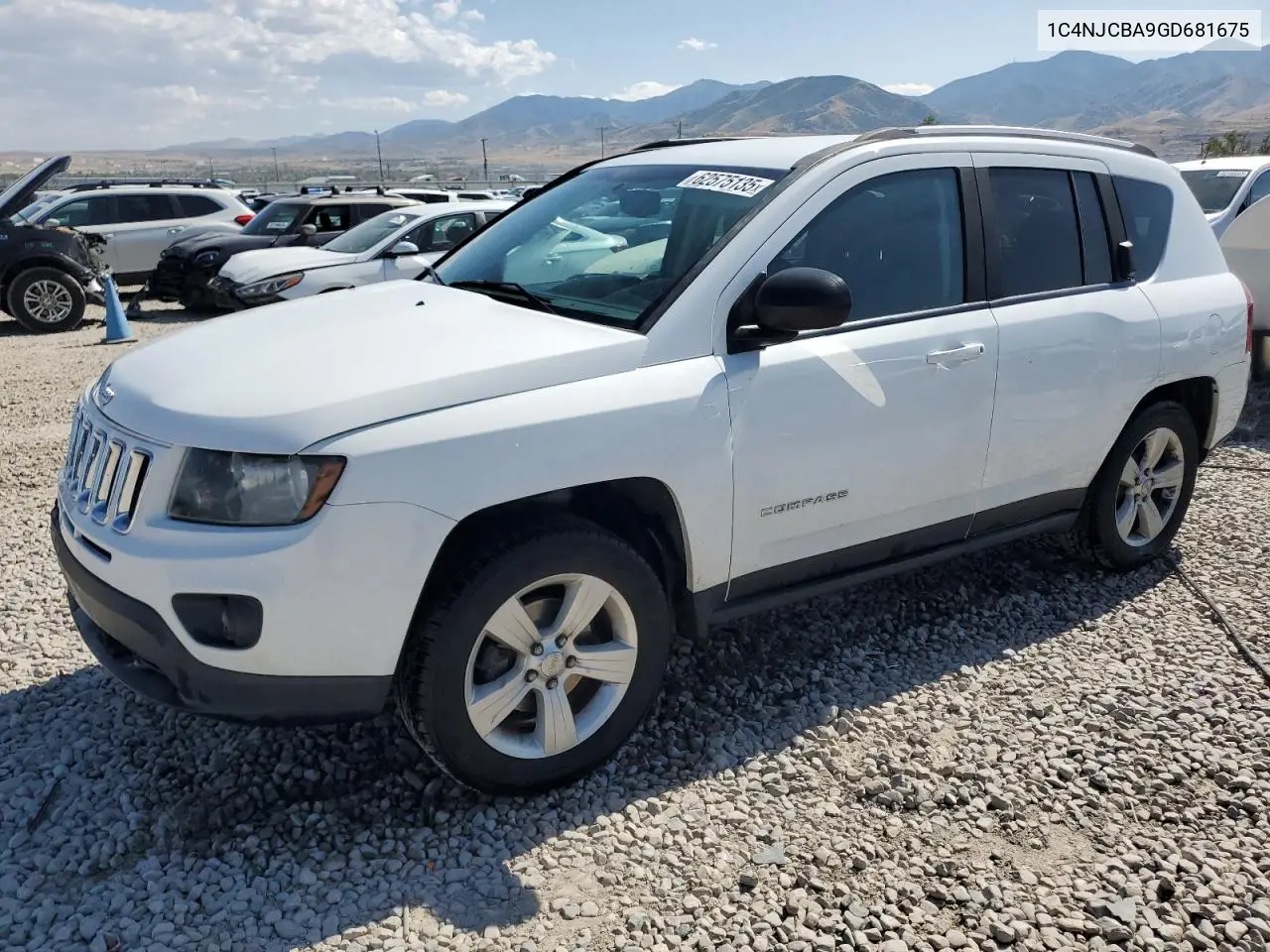 2016 Jeep Compass Sport VIN: 1C4NJCBA9GD681675 Lot: 62575135