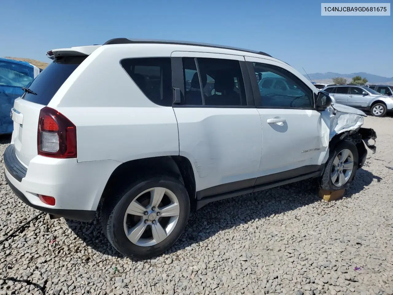 2016 Jeep Compass Sport VIN: 1C4NJCBA9GD681675 Lot: 62575135