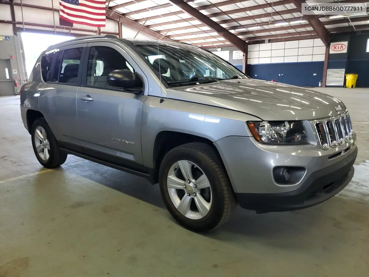 2016 Jeep Compass Sport VIN: 1C4NJDBB6GD777911 Lot: 62589965