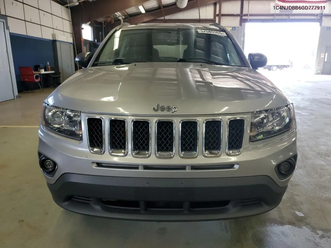 2016 Jeep Compass Sport VIN: 1C4NJDBB6GD777911 Lot: 62589965