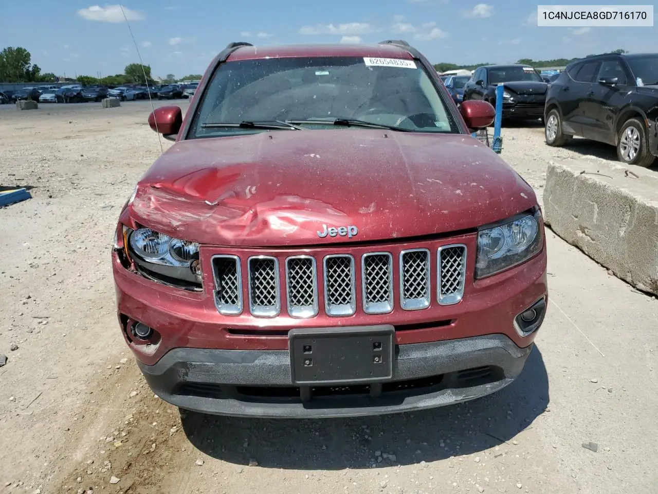2016 Jeep Compass Latitude VIN: 1C4NJCEA8GD716170 Lot: 62654835