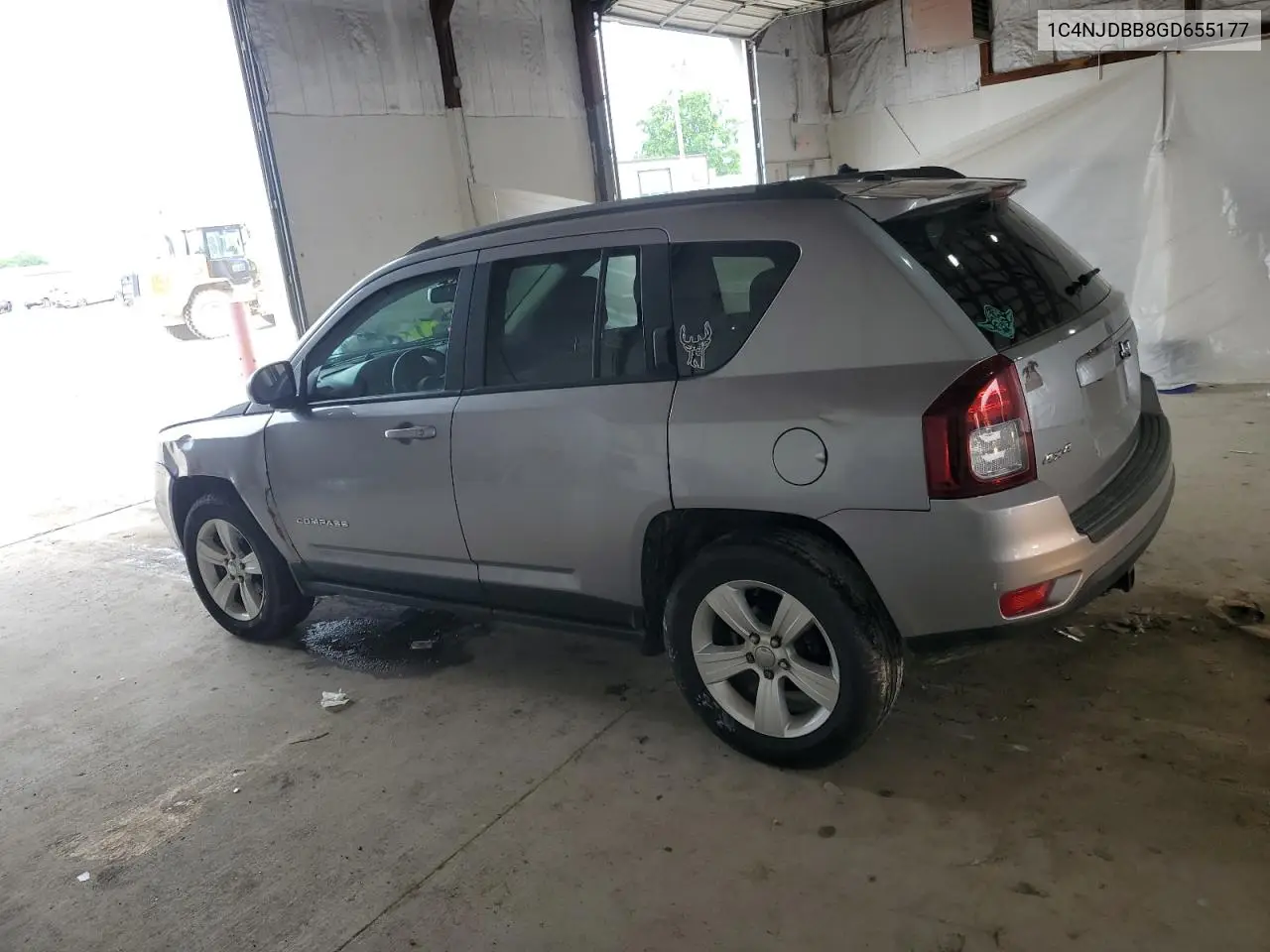 2016 Jeep Compass Sport VIN: 1C4NJDBB8GD655177 Lot: 63016965
