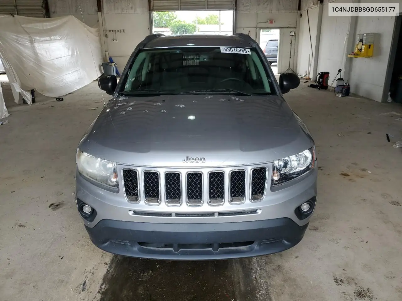 2016 Jeep Compass Sport VIN: 1C4NJDBB8GD655177 Lot: 63016965