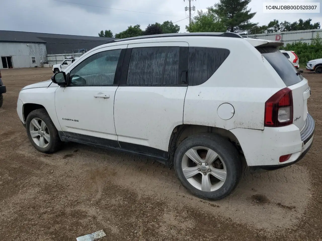 2016 Jeep Compass Sport VIN: 1C4NJDBB0GD520307 Lot: 63024615