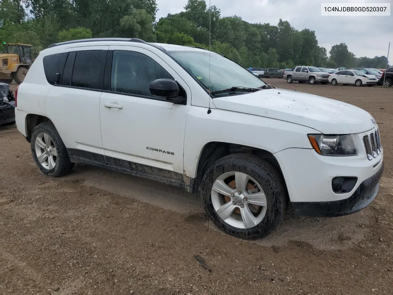 2016 Jeep Compass Sport VIN: 1C4NJDBB0GD520307 Lot: 63024615