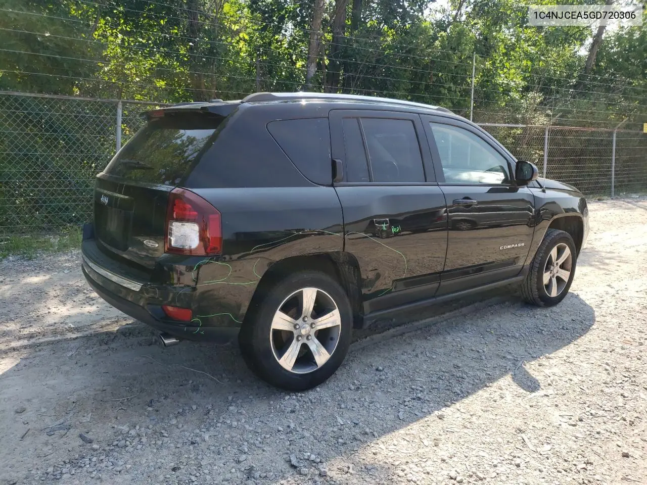 2016 Jeep Compass Latitude VIN: 1C4NJCEA5GD720306 Lot: 64468375