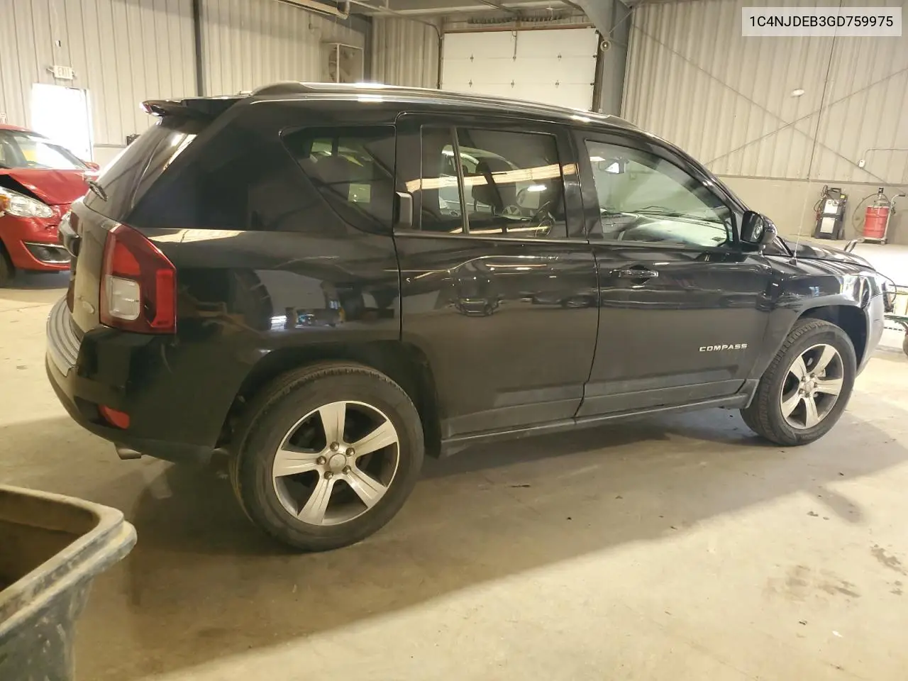 2016 Jeep Compass Latitude VIN: 1C4NJDEB3GD759975 Lot: 64731025